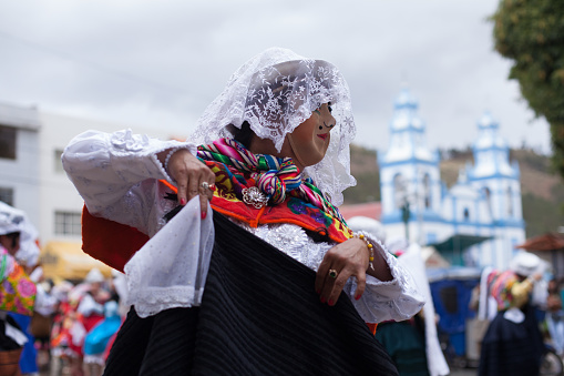 Pictures representing the Peruvian culture and expressed through the dance called \