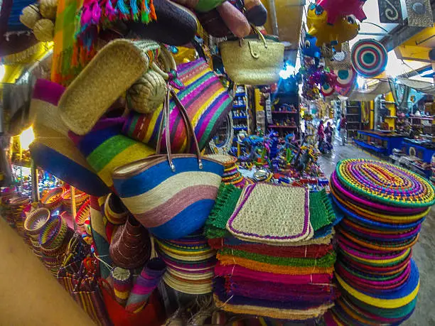 This picture was taken inside the "Ciudadela" market in Mexico City