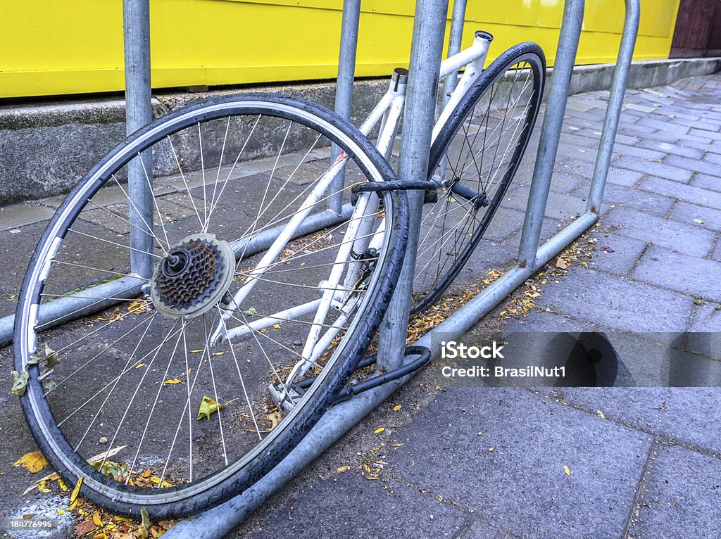 Roubado partes de bicicleta em Londres - Royalty-free Ao Ar Livre Foto de stock