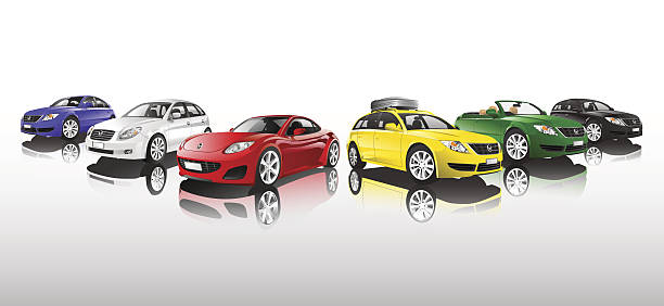 Car Collection  audi stock illustrations
