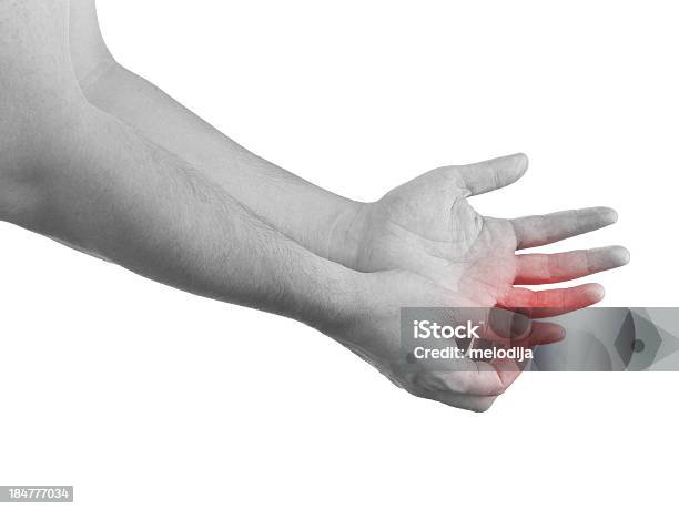 Pain In A Man Finger Stock Photo - Download Image Now - Adult, Adults Only, Anatomy