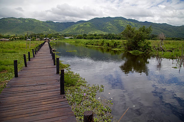 istock Canal in Lake Inle, Myanmar 184780594