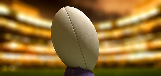 istock Rugby Ball In A Stadium Night 184782382