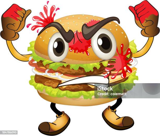 Burger Vecteurs libres de droits et plus d'images vectorielles de Aliment - Aliment, Aliment en portion, Burger