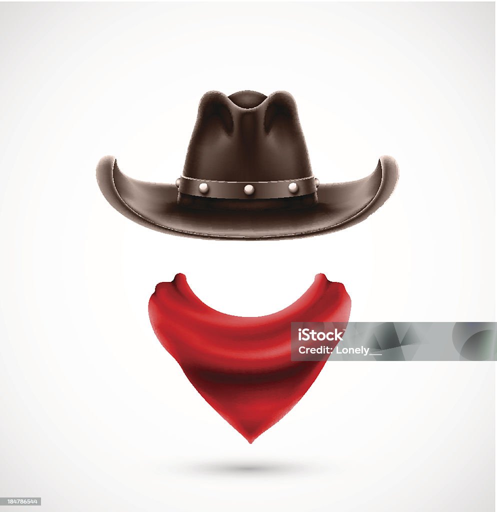 Accessori da cowboy - arte vettoriale royalty-free di Cowboy