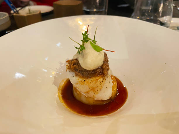 istock Fine dining at a haute cuisine restaurant. 1847884604