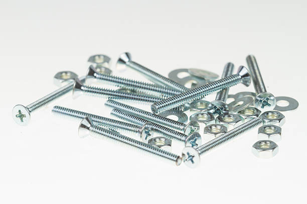 istock nuts, and bolts on isolated white background 184792414