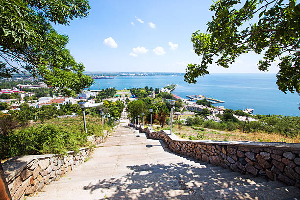 Kerch stairs stock photo