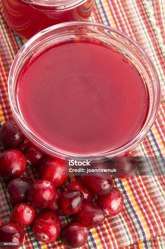 Jelly mit Preiselbeeren in Glas - Lizenzfrei Beere - Obst Stock-Foto