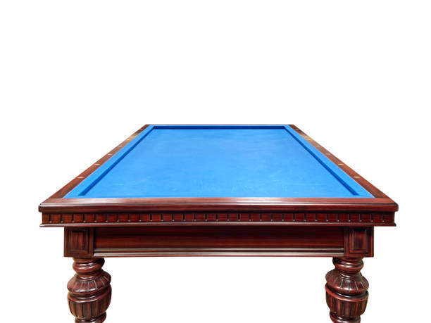 istock Billiard pool table, isolated on white background (Clipping Path), pool-cue sport 1847948289