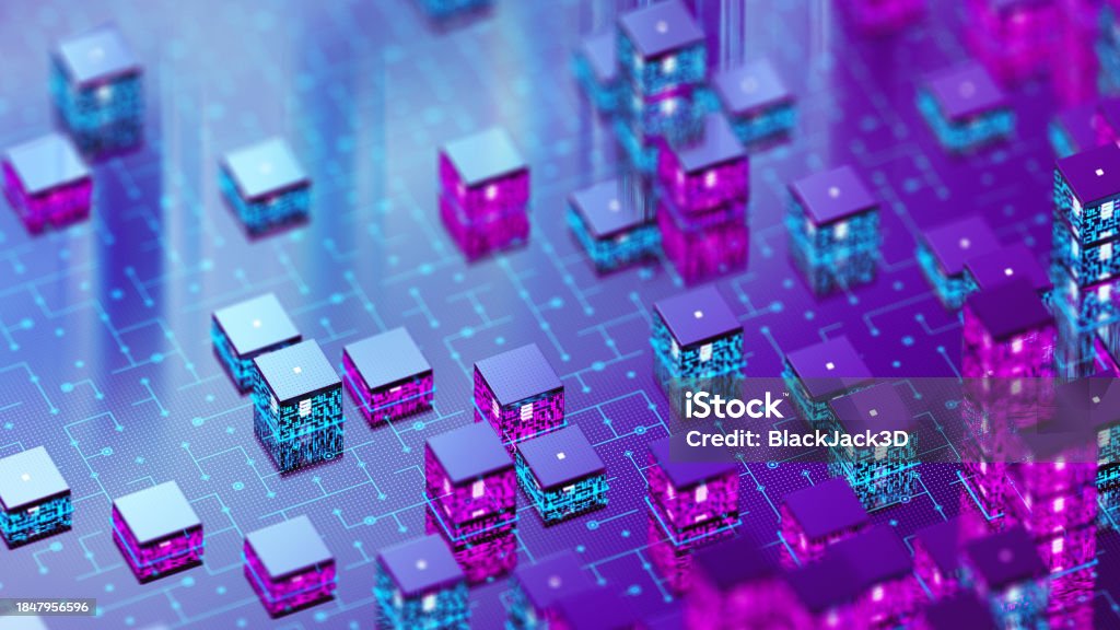 Computer Science Blocks Image Big Data Abstract Blocks Concept Stock Photo - Download Image Now ...
