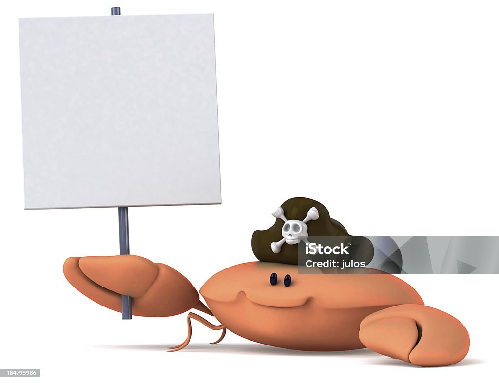 Crab - Zbiór zdjęć royalty-free (Dowcip rysunkowy)