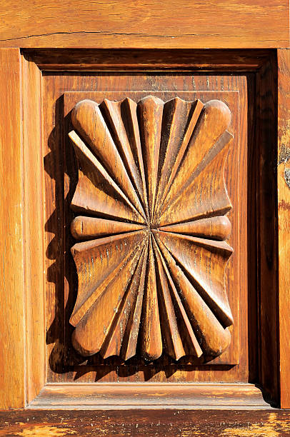 istock Wooden Sculpture Door 184796141