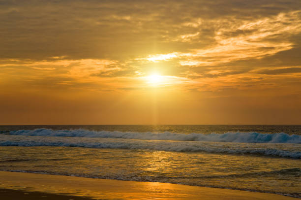 istock Bright sunrise over the sea. 1847980347