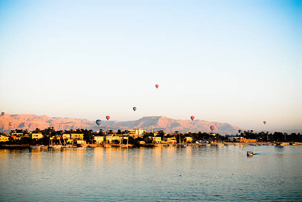istock Hot air balloon in Luxor 184798779