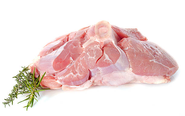 kalbsleder-fleisch - kalbfleisch stock-fotos und bilder