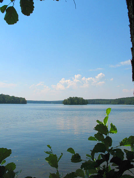 istock Lake, island and bank 184801451