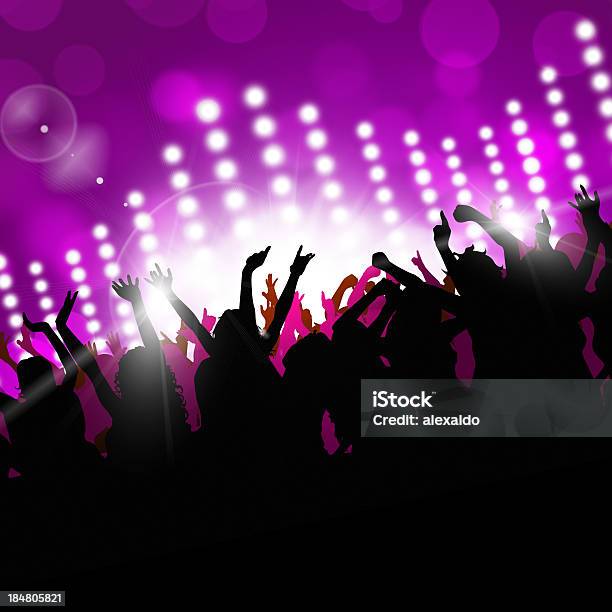 In Da Club Stock Illustration - Download Image Now - Abstract, Backgrounds, Crowd of People