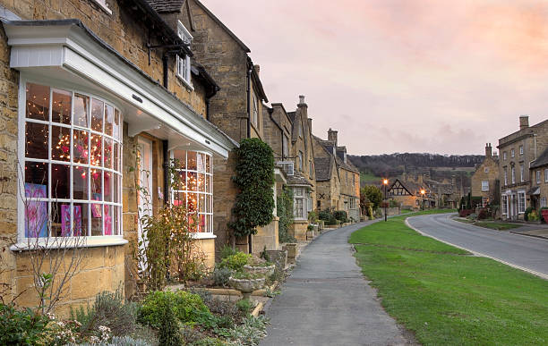 broadway - worcestershire foto e immagini stock