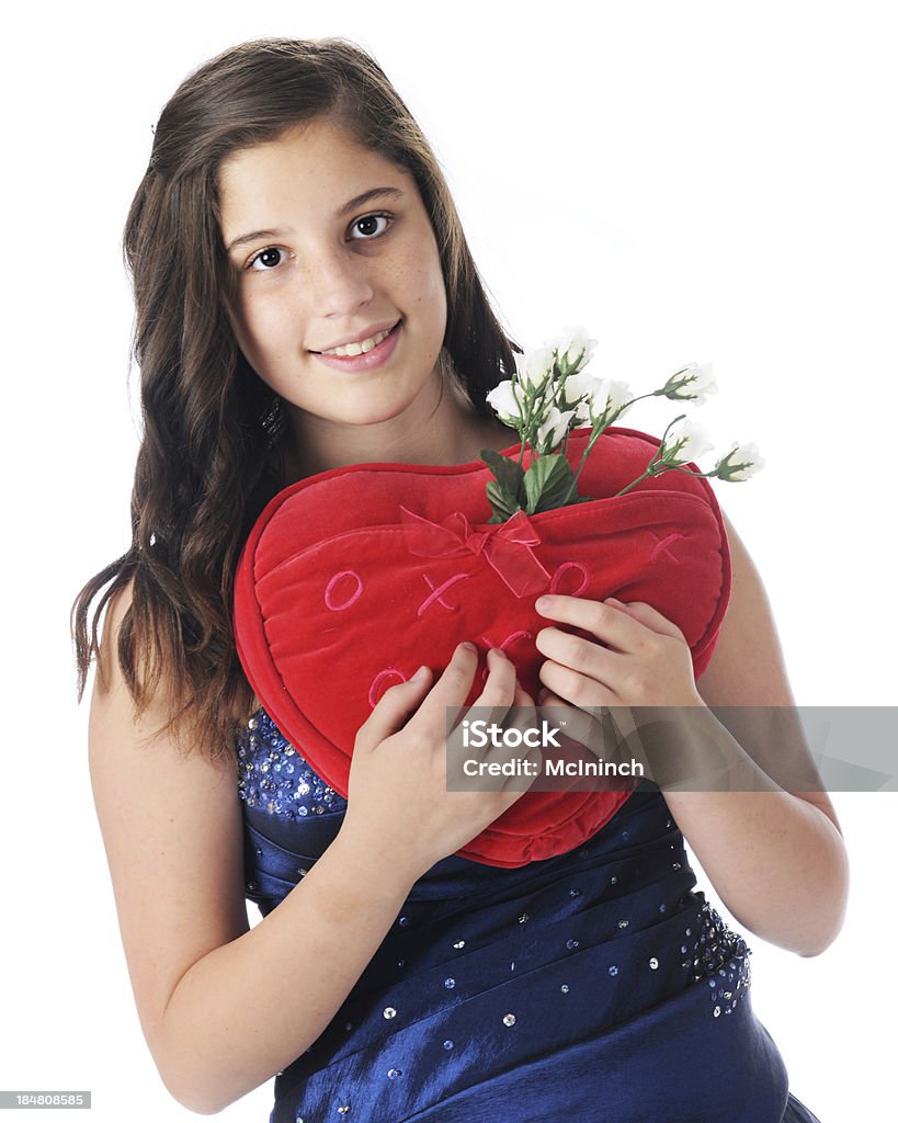 Teen com Amoroso Almofada - Royalty-free Adolescente Foto de stock