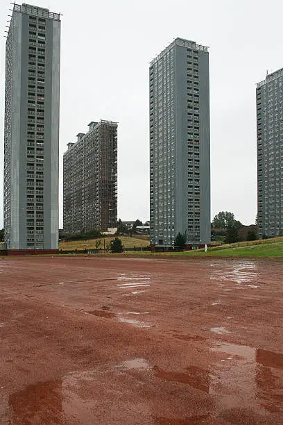 Photo of Residential architecture. Red Road Flats, Glasgow