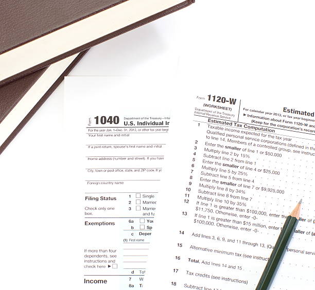 istock U.S. income tax form 184809610