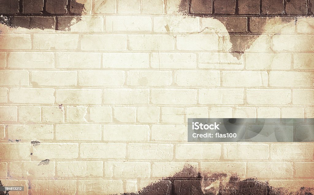 늙음 벽돌전 그런지 벽 배경기술 - 로열티 프리 0명 스톡 사진