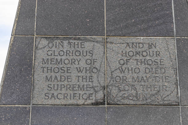 Military Memorials, Ralston, Cypress County, Alberta, Canada