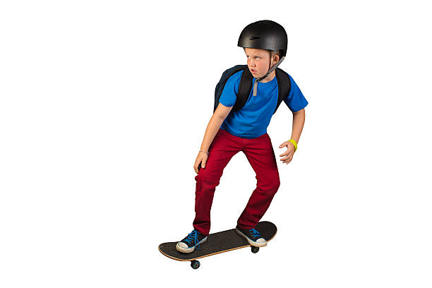 istock Skater Kid Traveling to School 184816251