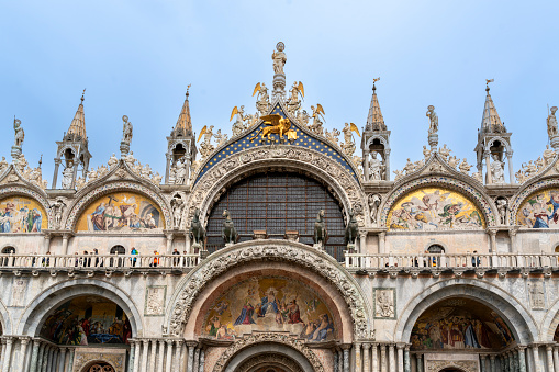 St. Mark Cathedral in the city of Venezia (UNESCO world heritage site), Veneto, Italy