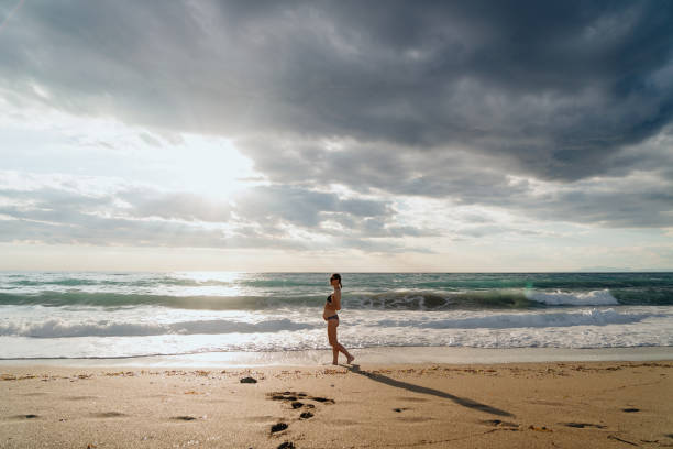 istock Expectant Mother by the Ocean 1848221952