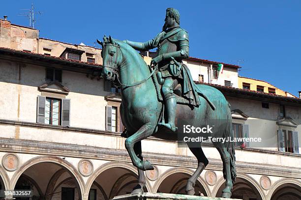 Grand Duke Ferdinando I By Giambologna Florence Italy Stock Photo - Download Image Now