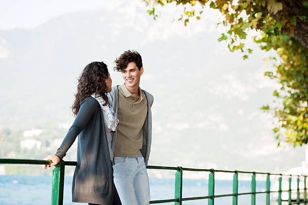 istock Teenage love couple. 184832922