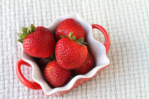 Strawberries stock photo