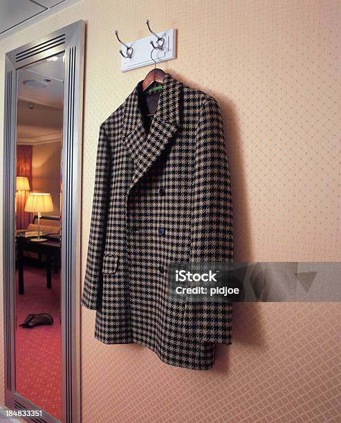 Coat On Hanger Stock Photo - Download Image Now - Beauty, Business, Coat - Garment
