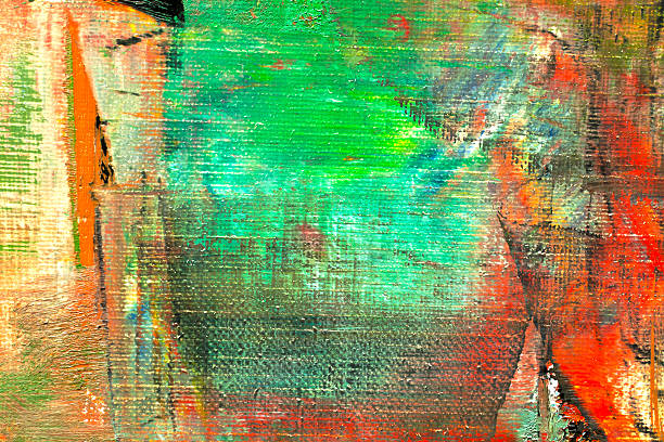 istock Abstract painted red and green art backgrounds. 184833619