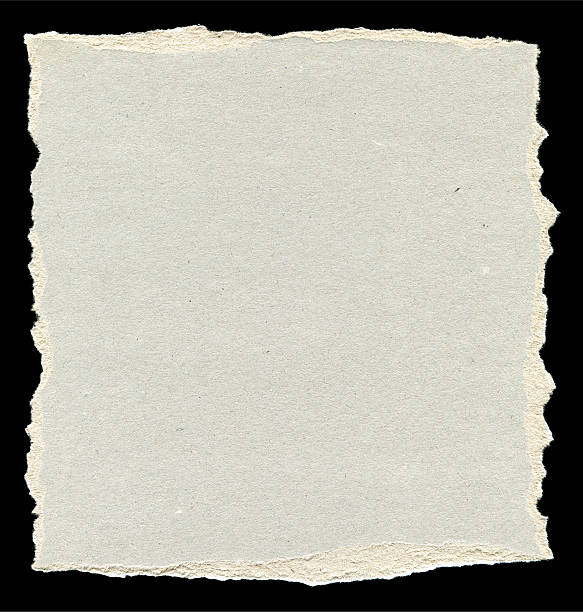 istock Piece of torn paper background textured isolated 184833756