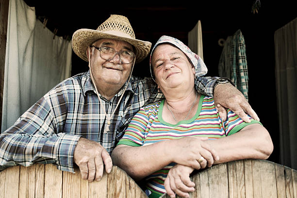 istock elderly couple in the village 184834006