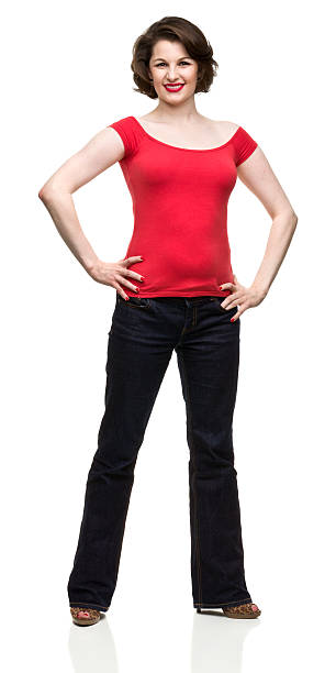 istock Smiling Woman With Hands on Hips 184834349