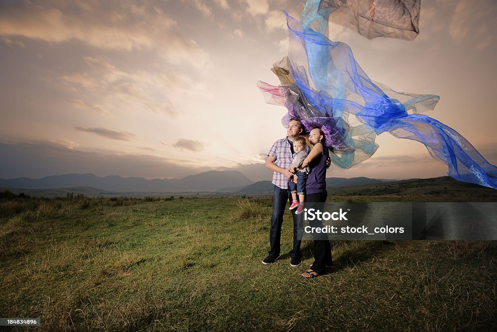 Familie Aufnahme - Lizenzfrei Bunt - Farbton Stock-Foto