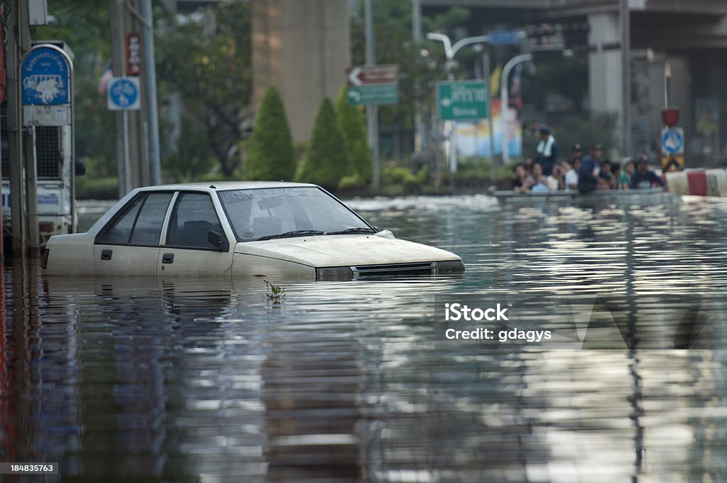Hell Auto - Lizenzfrei Überschwemmung Stock-Foto