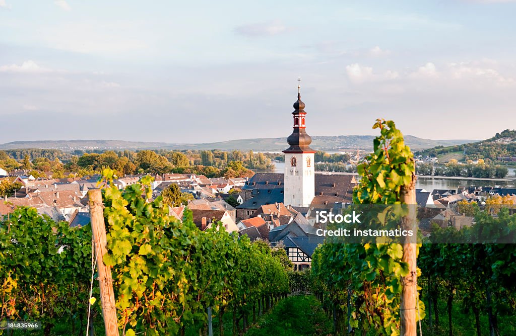 Rudesheim in Germania - Foto stock royalty-free di Autunno