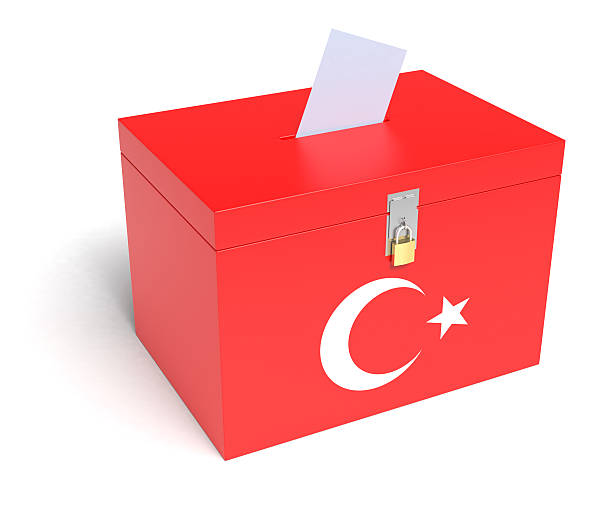 Turkish Ballot Box stock photo