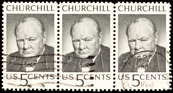 Churchill on  US Postage Stamps