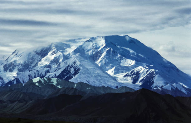 istock Distant View of Mount McKinley Under a Cloud Bank 1848369189
