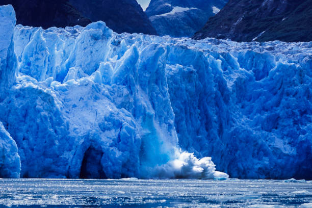istock Tidewater Glacier Calving into Alaskan Inlet 1848369703