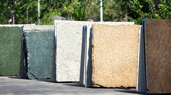 close up shot of granite slabs in a row.Please see some similar pictures from my portfolio: