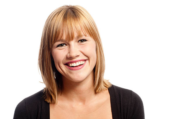 istock Beautiful woman laughing 184837379