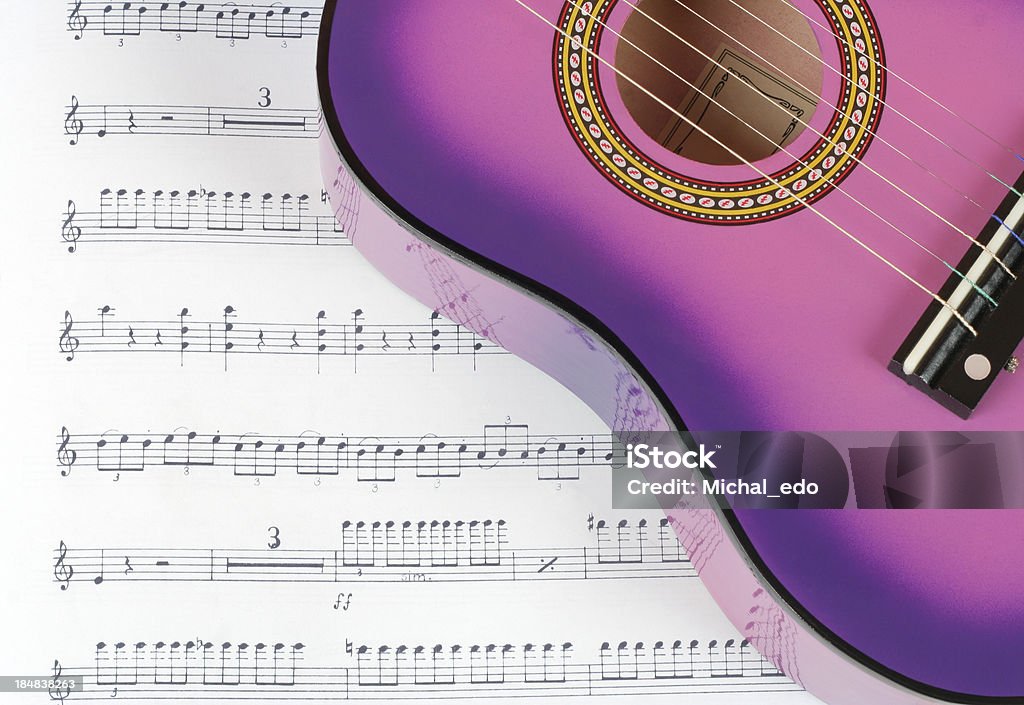 Guitarra e música - Foto de stock de Acorde royalty-free