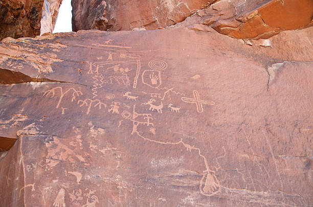 istock Valley of Fire Series - Rock Art 184838514